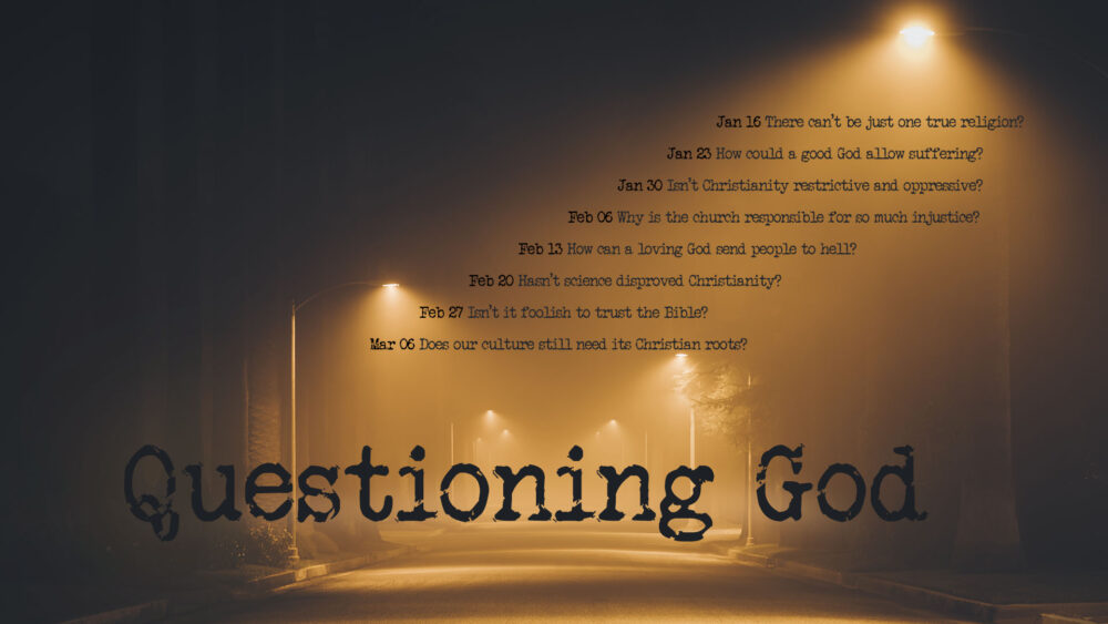 Questioning God: How could a good God allow suffering? Image