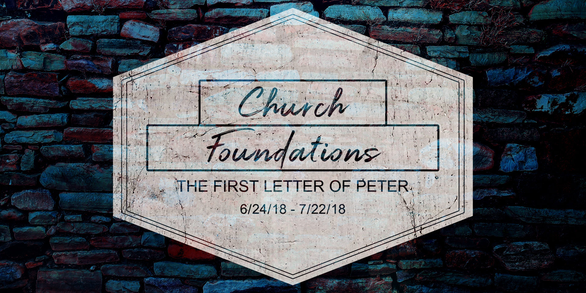 New Series Alert! CHURCH FOUNDATIONS